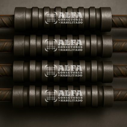 6B Conectores Varillas Línea Extrusión